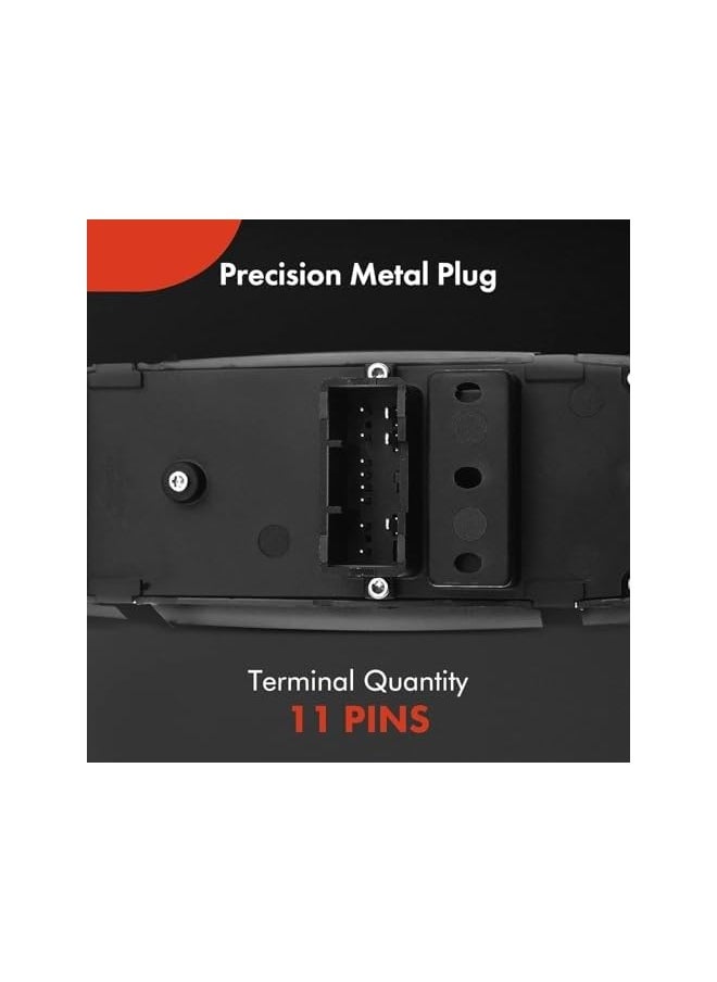 Starwell - Power Window Switch, Window Lift Switch, Driver Side Power Window Switch, Master Power Window Switch Compatible with Jeep Grand Cherokee 2011 2012 2013 Sport Utility, Replace 68030826AB - Image 1
