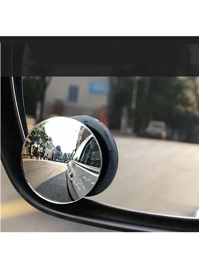 قطعتان 360 درجة مرآة النقطة العمياء واسعة الزاوية قابلة للتعديل لمرآة الرؤية الخلفية - Image 5