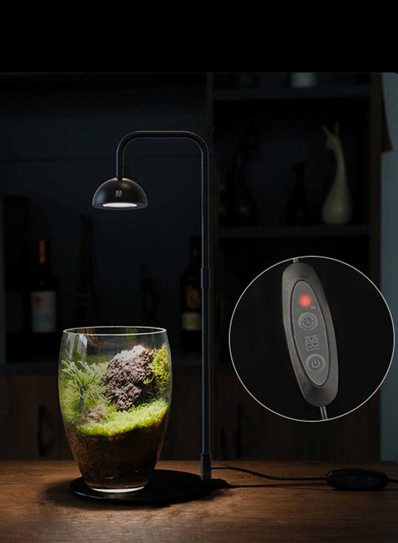 Aquarium Terrarium planting metal base with drop light with timer big - Image 4