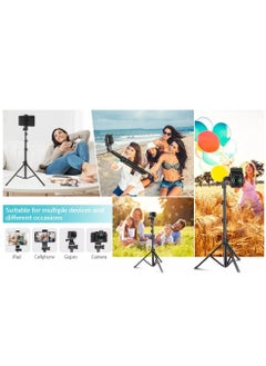 Jmary Jmary MT36 Selfie Stick Phone Tripod 67" Extendable Travel Tripod Stand with Phone Clip 1.7 meter Tripod for Video Shooting vlog  - Image 2