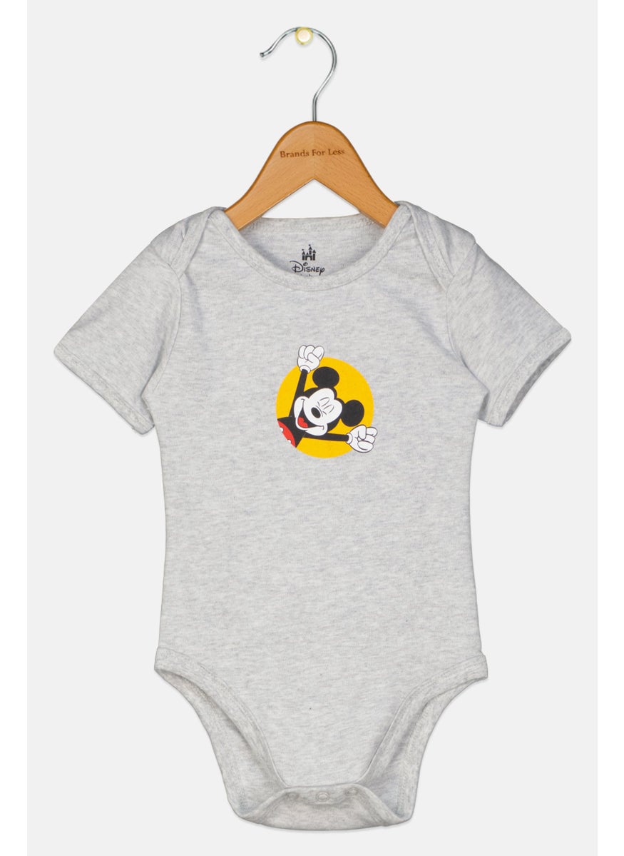 Disney Toddlers Boy Short Sleeve Graphic Print Bodysuits, Multicolor  - Image 1