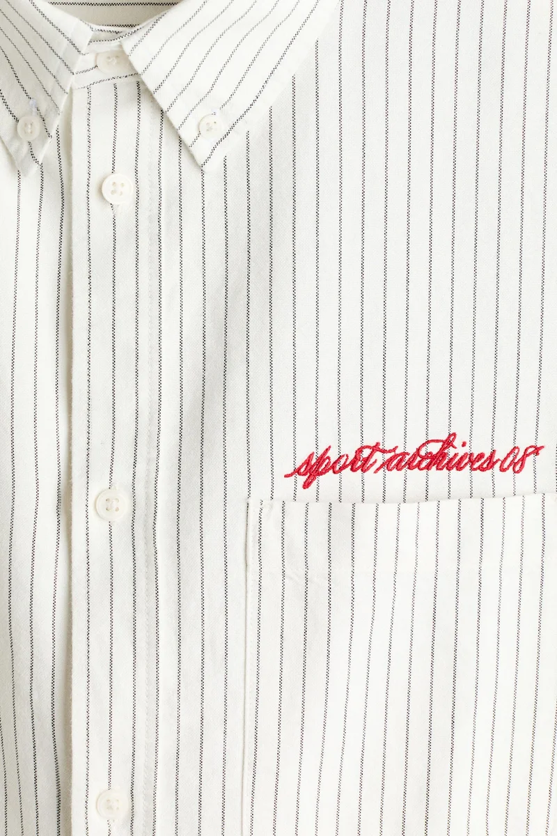 اتش اند ام قميص أوكسفورد بقصة واسعة