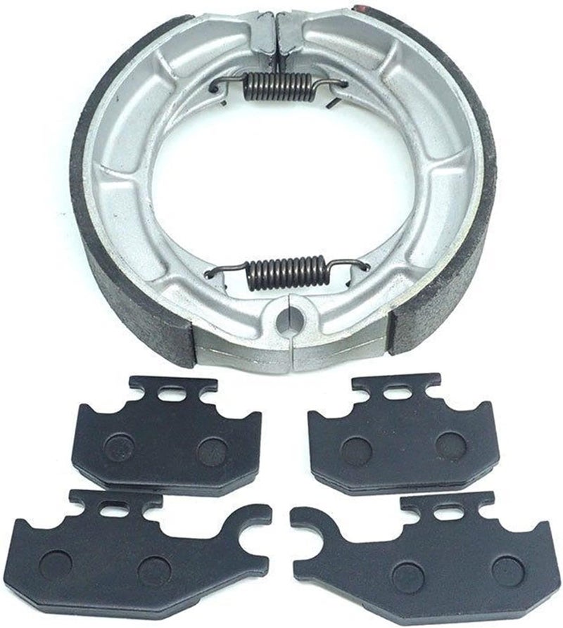 QASULER Front Rear Brake Pads Shoe Kit for ATV - Image 1