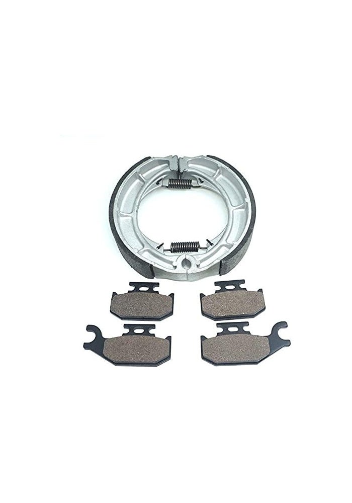 QASULER Front Rear Brake Pads Shoe Kit for ATV - Image 2