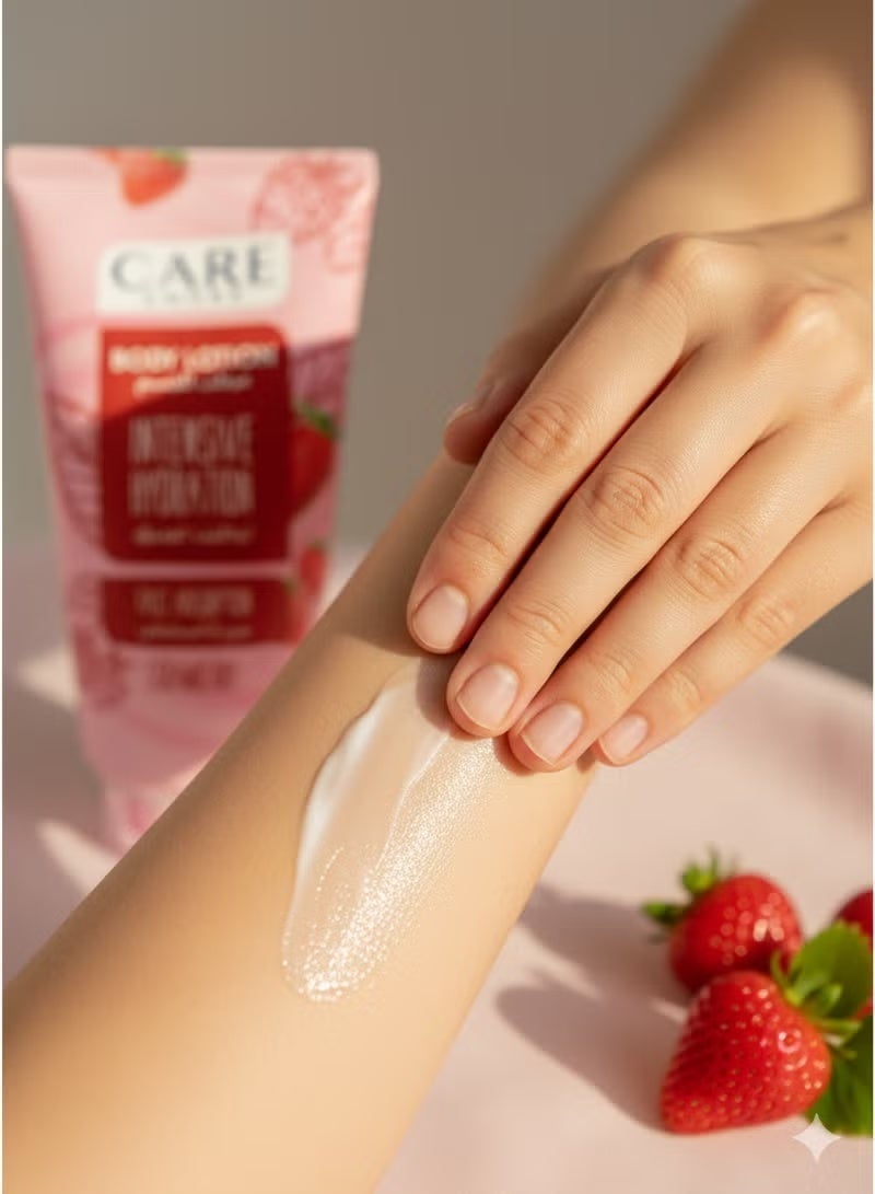 كير & مور كير أند مور مرطب للجسم لترطيب عميق وسريع الأمتصاص بالفراولة - 150 مل - Image 3