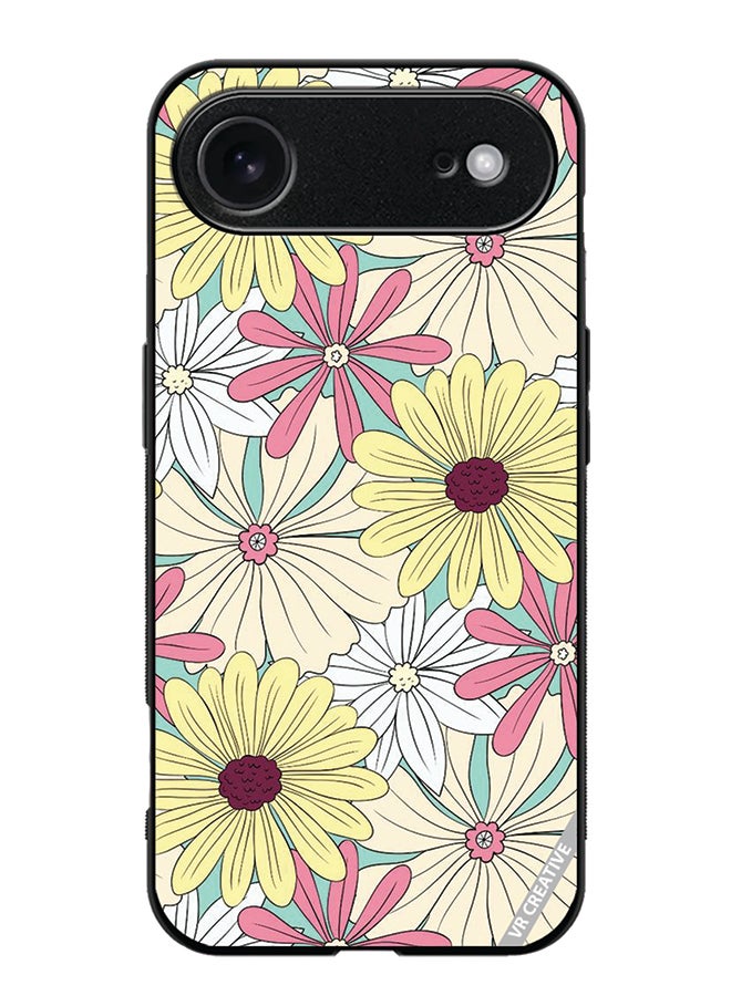 VR CREATIVE Protective Case Cover For Apple iPhone 17 Air Flowers Design Multicolour