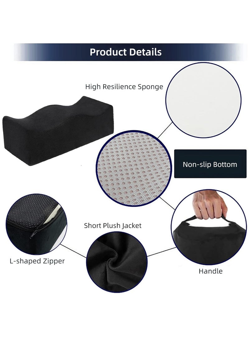 XiuWoo - Portable BBL Pillow, Seat Pillows, Brazilian Seat Lift Pillows Post Surgery Recovery, Buttocks Support Cushions, Seat Cushion Pillow, Hip Raise Pillow, Leg Support for Car Office Computer Chair - Image 1