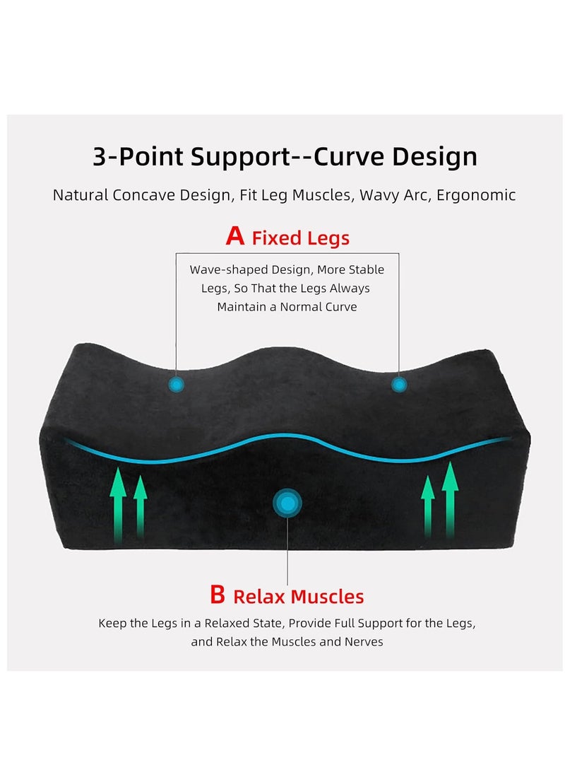 XiuWoo - Portable BBL Pillow, Seat Pillows, Brazilian Seat Lift Pillows Post Surgery Recovery, Buttocks Support Cushions, Seat Cushion Pillow, Hip Raise Pillow, Leg Support for Car Office Computer Chair - Image 1