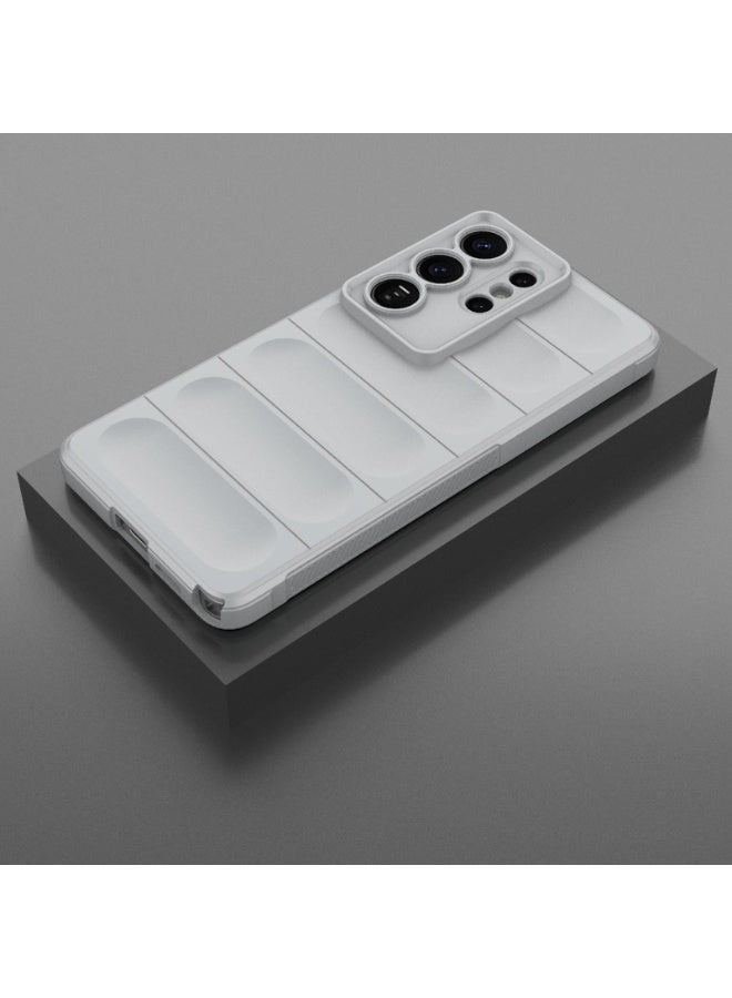 جراب موبايل ماجيك شيلد  سيليكون مضاد للصدمات وحمايه للكاميرا متوافق  Samsung Galaxy S26 Ultra (رمادي) - Image 2