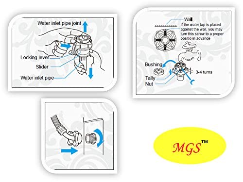 SHIV HOME WORLD 2 Meter Washing Machine Water PVC Inlet Hose Pipe for Front Top Load Fully Automatic  - Image 5