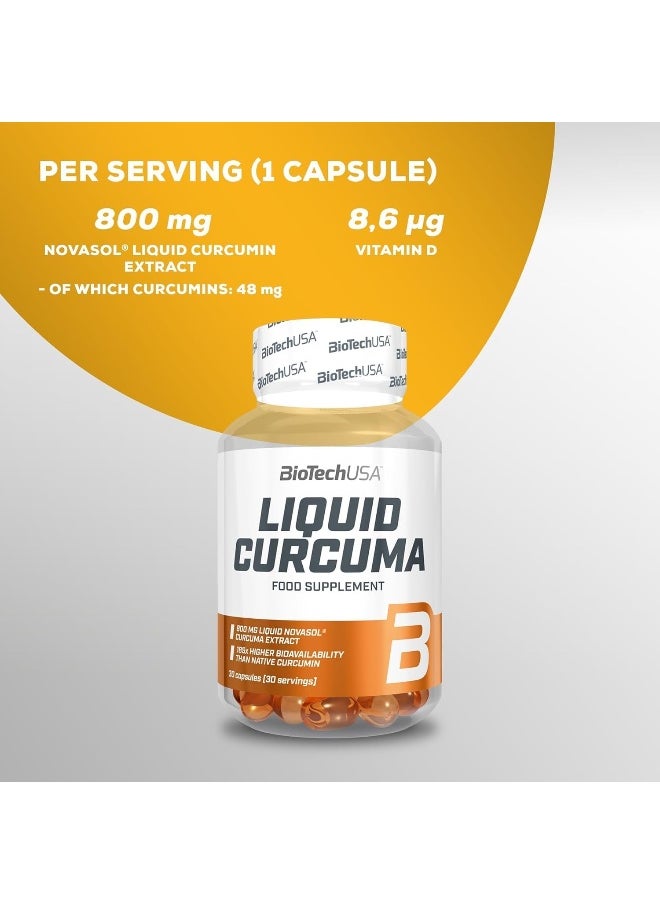 BioTechUSA BioTechUSA Liquid Curcuma | High Bioavailability | Liquid Curcumin Extract | with Vitamin D | 30-Day Supply  - Image 5