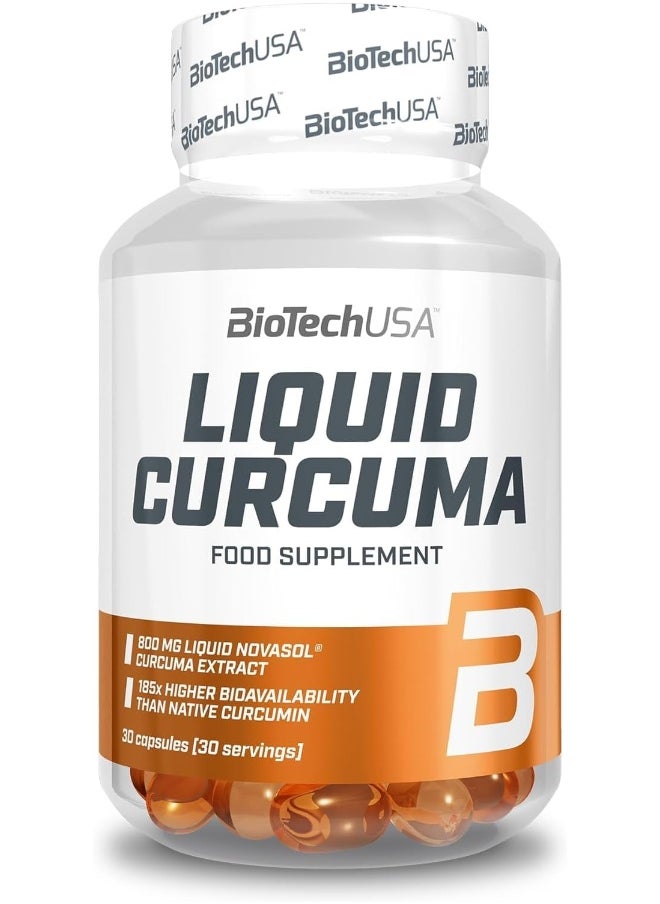 BioTechUSA BioTechUSA Liquid Curcuma | High Bioavailability | Liquid Curcumin Extract | with Vitamin D | 30-Day Supply  - Image 1