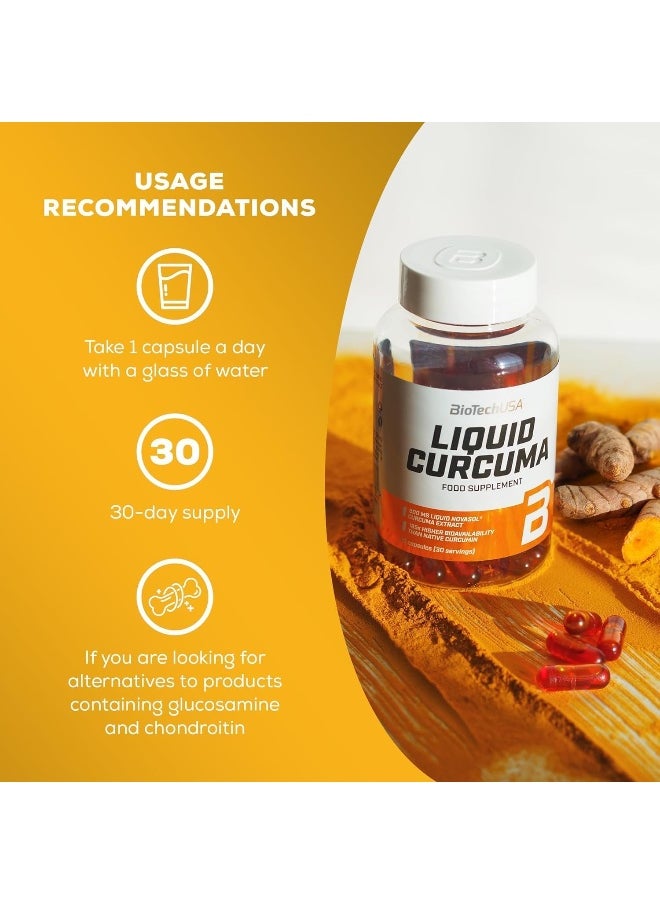BioTechUSA BioTechUSA Liquid Curcuma | High Bioavailability | Liquid Curcumin Extract | with Vitamin D | 30-Day Supply  - Image 3