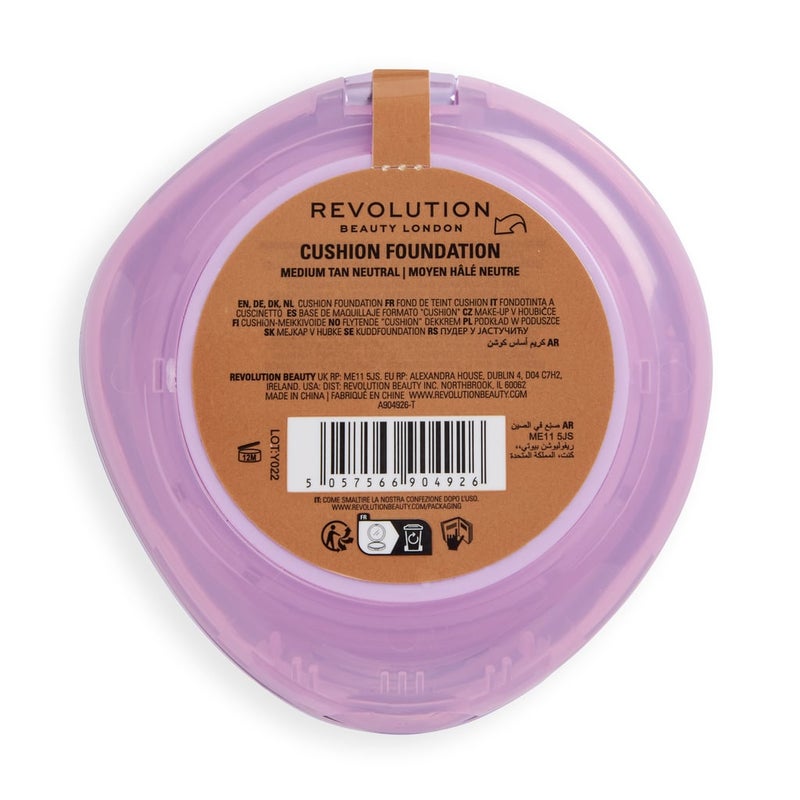 Revolution Superdewy Cushion Foundation Medium Tan Neutral - Image 3