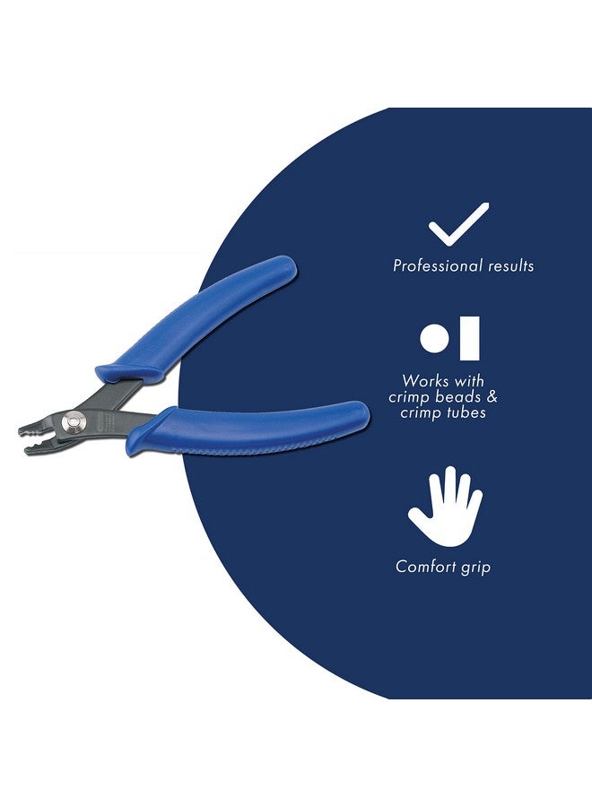Beadalon Bead Crimper Tool For Jewelry Making Use Pliers With Beading Jewelry Wire And Crimp Beads Or Tubes For Professional Designers And Makers Of Necklaces And Bracelets Micro  - Image 2