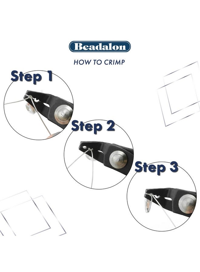 Beadalon Bead Crimper Tool For Jewelry Making Use Pliers With Beading Jewelry Wire And Crimp Beads Or Tubes For Professional Designers And Makers Of Necklaces And Bracelets Micro  - Image 5
