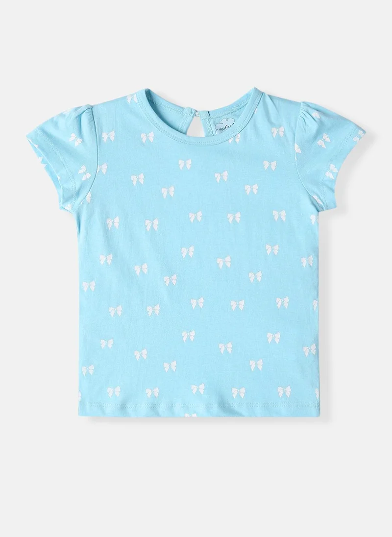 نوتيناتي نوتيناتي طقم قطن للبنات بطبعة قطعتين