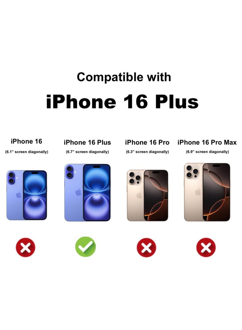 iPhone 16 Plus Clear Case Soft Flexible TPU Shockproof Transparent Back Cover Designed for iPhone 16 Plus - Image 2