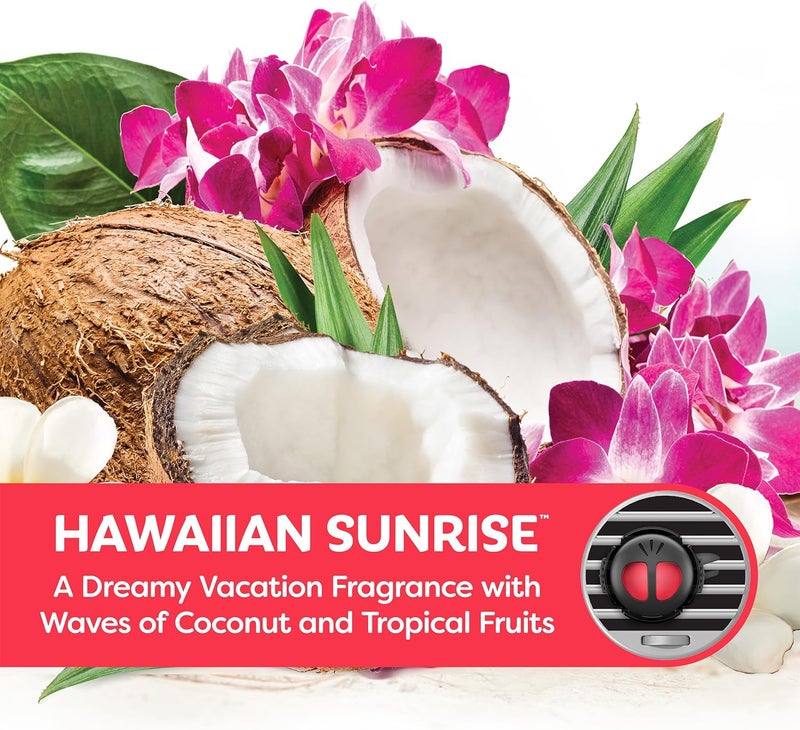 RefreshYourCar Refresh Your Car! Mini Oil Diffuser, 2 Per Pack, Hawaiian Sunrise - Image 3