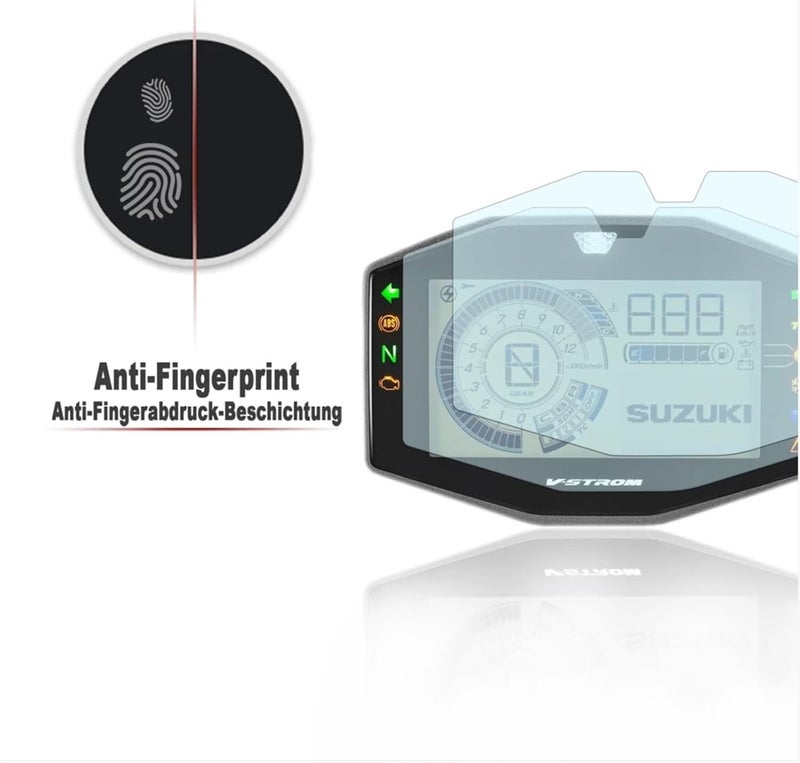 demulax Motorcycle Instrument Cluster Scratch Protection Film - Image 3