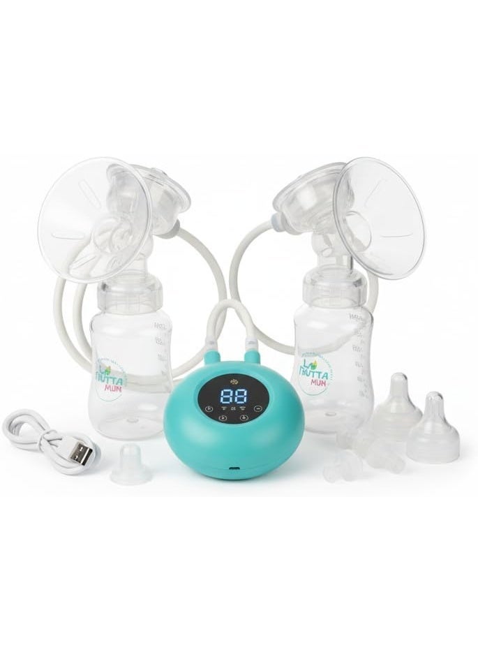 La Frutta Mum TwinFlow Electric Breast Pump – Single or Double Use, 2×150ml Capacity, 9 Levels & 3 Modes, Smart LED Screen. - Image 3
