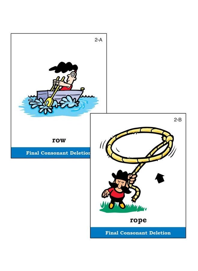 Super Duper Publications Webberillustrated Phonology Final Consonant Deletion Minimal Pair Card Deck ; Educational Learning Resource For Children  - Image 4