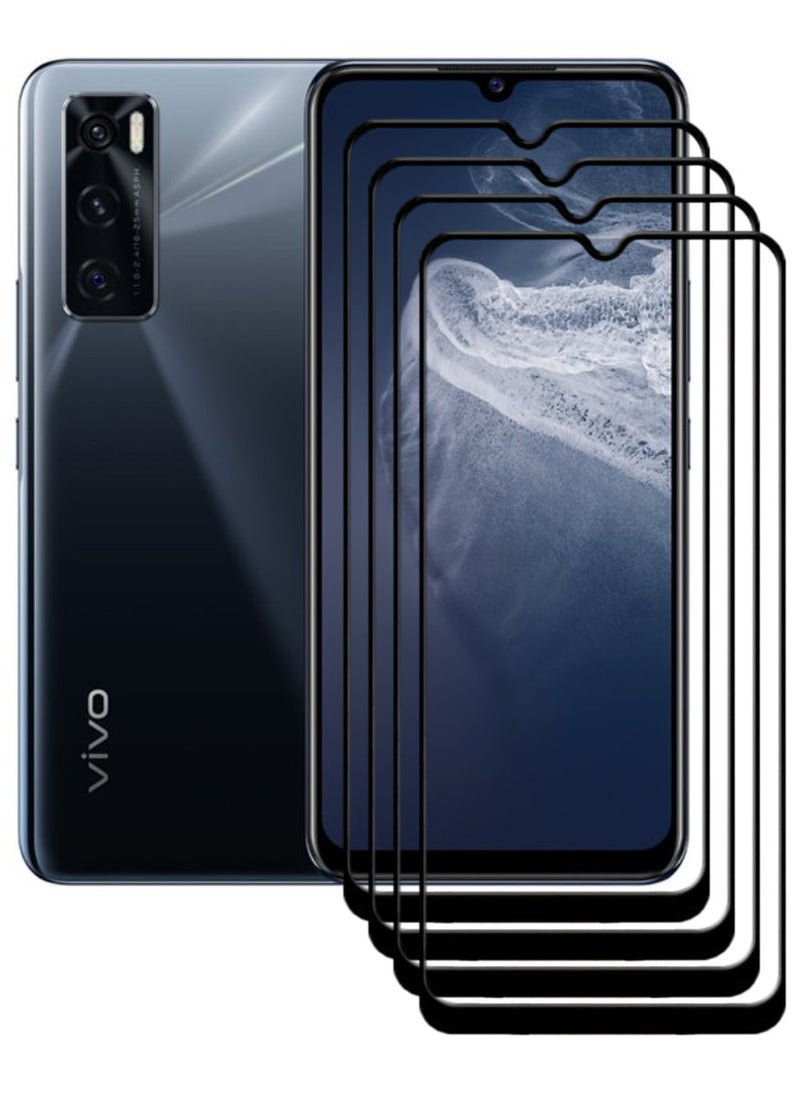 ACLIX 4 Pieces Antistatic ESD Dustproof Premium Quality High Definition Tempered Glass Screen Protector Designed For vivo V20 SE - Image 1