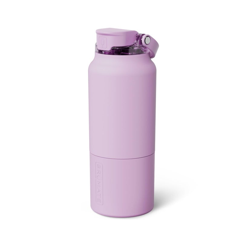 BrÃ¼Mate Rise 35oz Water Bottle With 100% Leakproof Covered Silicone Straw | Insulated Stainless Steel Water Bottle With Removable Straw | Fast Flow | Soft Sip Silicone Spout | BPA-Free (Lavender) - Image 1