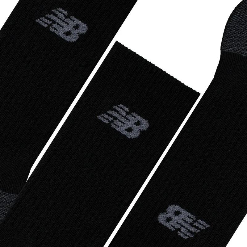 New Balance Black Unisex Performance Cushioned Crew 3 Pack  | Best Price UAE