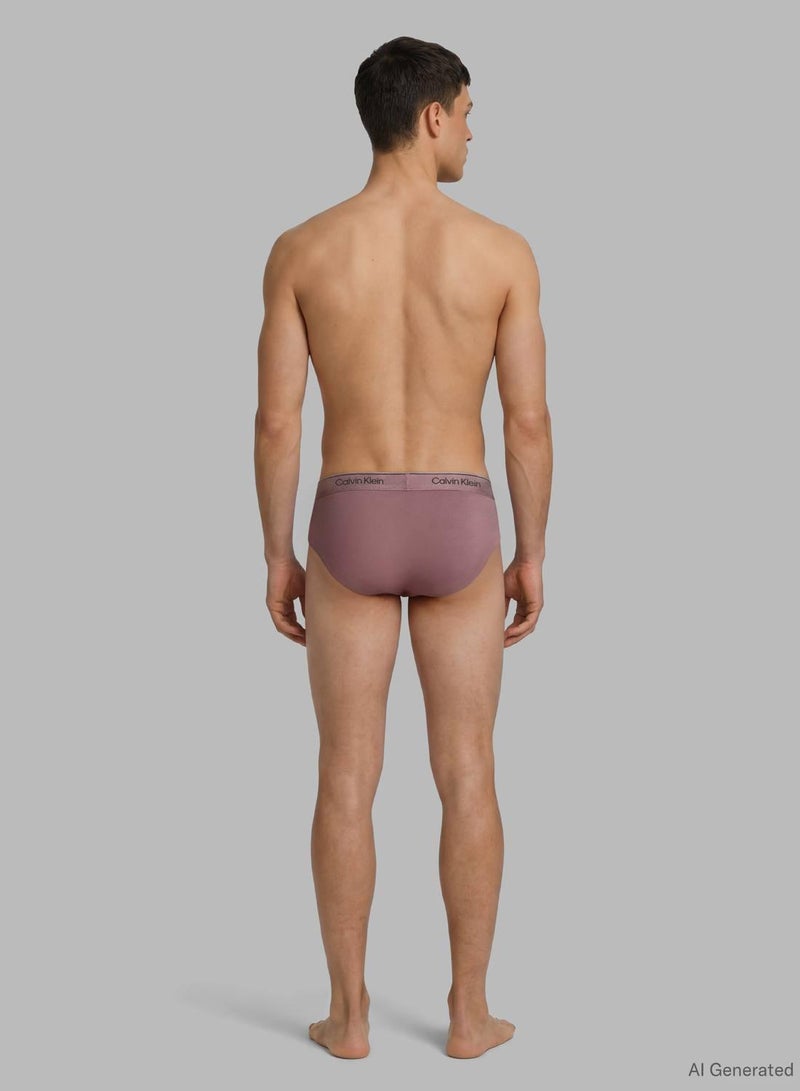 CALVIN KLEIN 3 Pack Briefs - Icon Cotton Stretch - Image 3