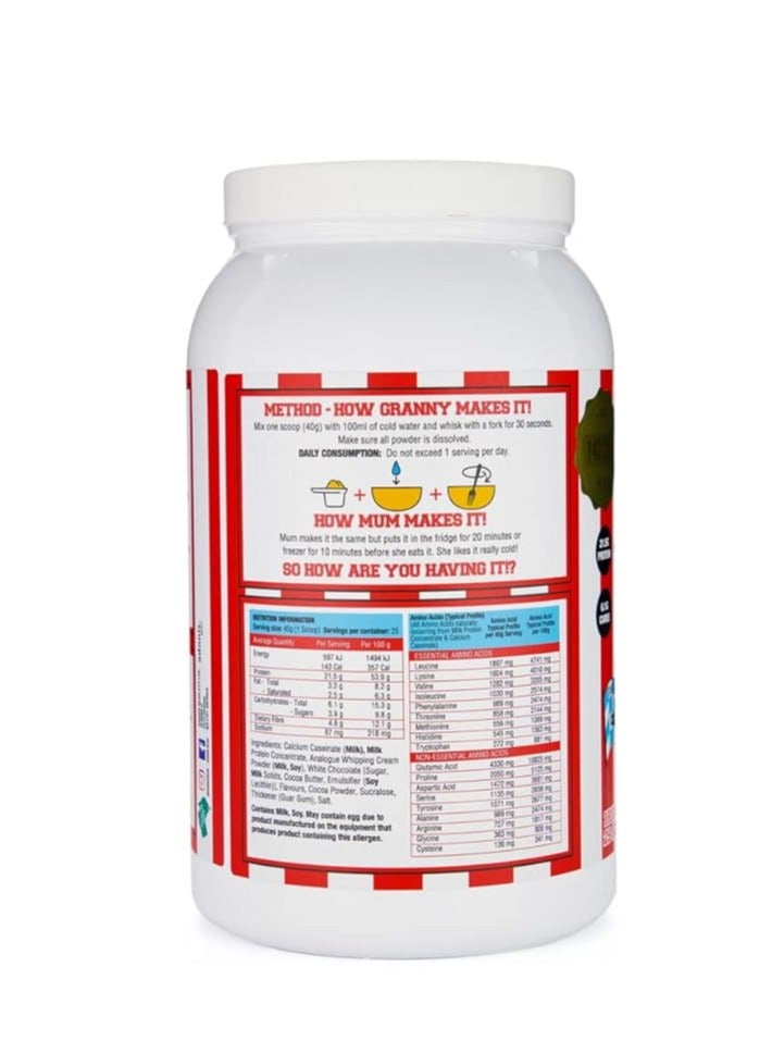 Adonis Cookie Dough, High Protein Snack And Increase Muscle Mass And Strength, Banana Chocolate Chip Flavor, 1kg - Image 2