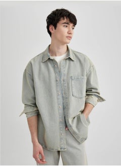 DeFacto Oversize Fit Long Sleeve Shirt  - Image 2