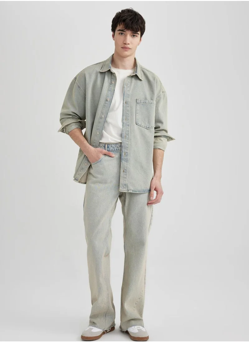 DeFacto Oversize Fit Long Sleeve Shirt