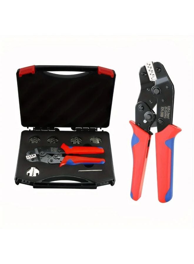 SN58B 5 Set 19 05cm Manual Crimping Pliers Carbon Steel Tool with Storage Box - Image 4