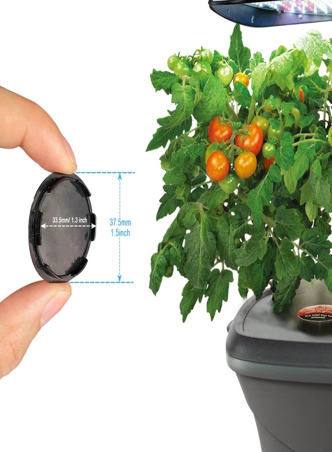 طقم فواصل نباتات Ulrempart متوافق مع جميع موديلات AG Garden Harvest وBounty وFarm وExtra وUltra، يشمل فتحات منصة الزراعة، وأغطية فواصل المنصات، وملحقات أخرى، عبوة من 25 قطعة باللون الأسود. - Image 4