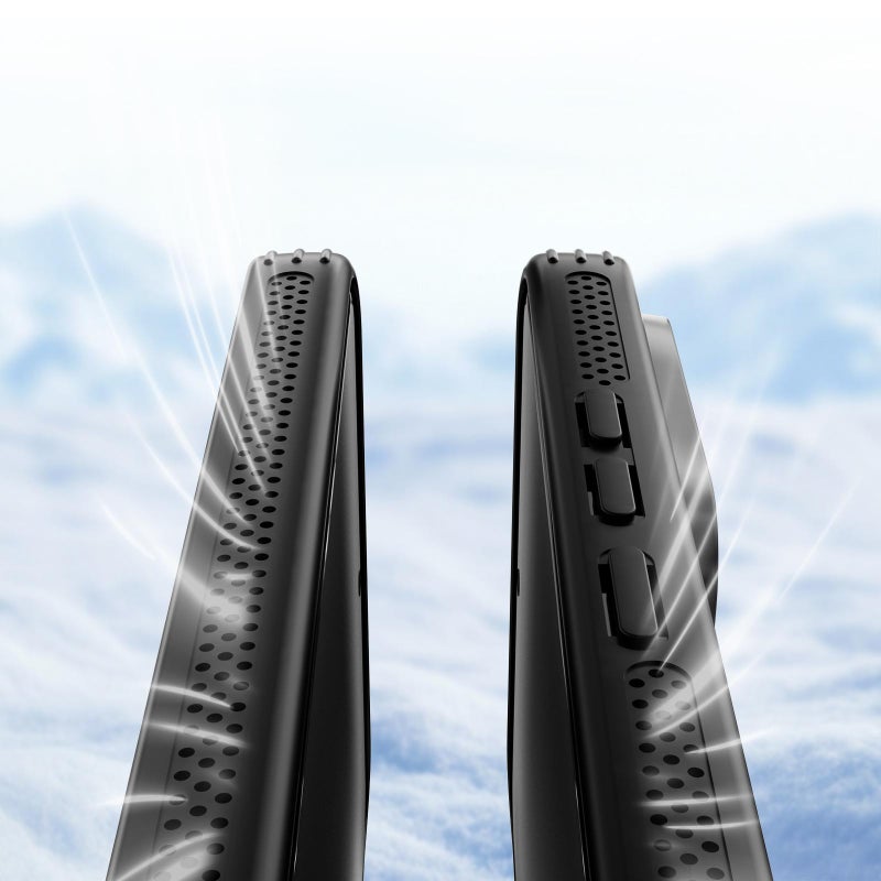 erorex For Xiaomi 15 ABEEL Heat Dissipation Frosted MagSafe Phone Case with Lens Film(Silver) - Image 5