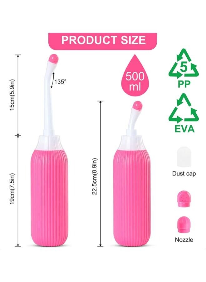 500ml Portable Bidet Body Cleaner, Handheld Sanitary Washer for Pregnant Women - Image 2