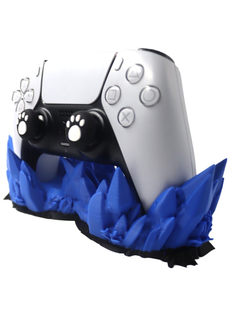 أخوة ثلاثي الأبعاد حامل عصا التحكم الكريستالي لوحدات تحكم PS5 - قاعدة عرض أنيقة ومتينة - Image 2