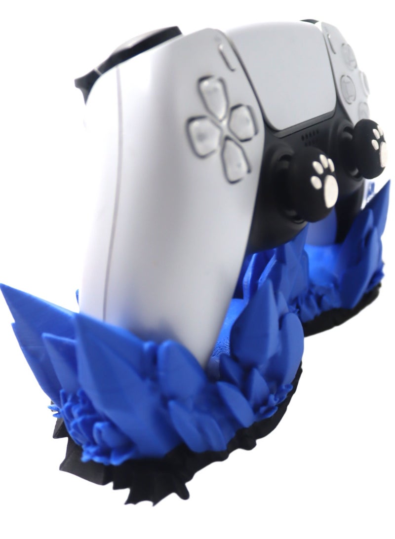 أخوة ثلاثي الأبعاد حامل عصا التحكم الكريستالي لوحدات تحكم PS5 - قاعدة عرض أنيقة ومتينة - Image 3