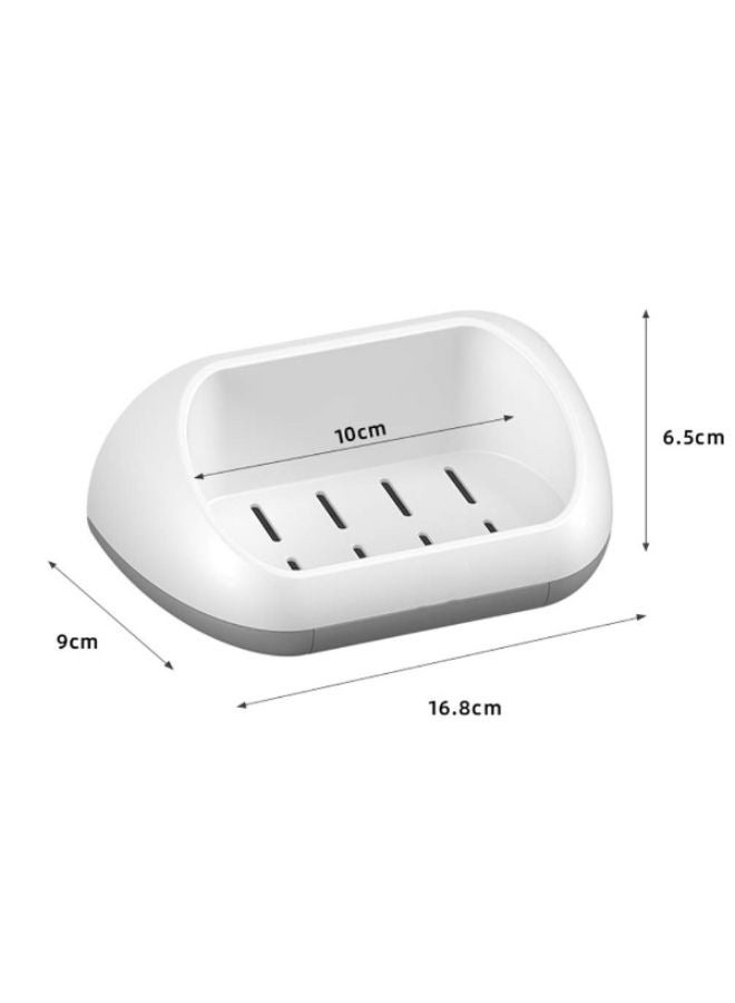 صحن صابون الحمام البلاستيكي مع استنزاف - Image 2
