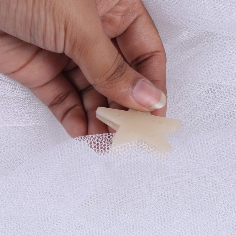 Backbone Mosquito Net - Foldable, King Size Double Bed with Saviours - Combo Mosquito Net (Blue & Pink) - Image 4