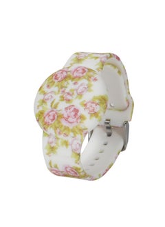 Suitable For Apple Airtag Protective Case Children's Printed Bracelet Waterproof Strap Anti-lost Locator Silicone Strap-Color:1-Applicable Model:Airtag Waterproof Printed Strap