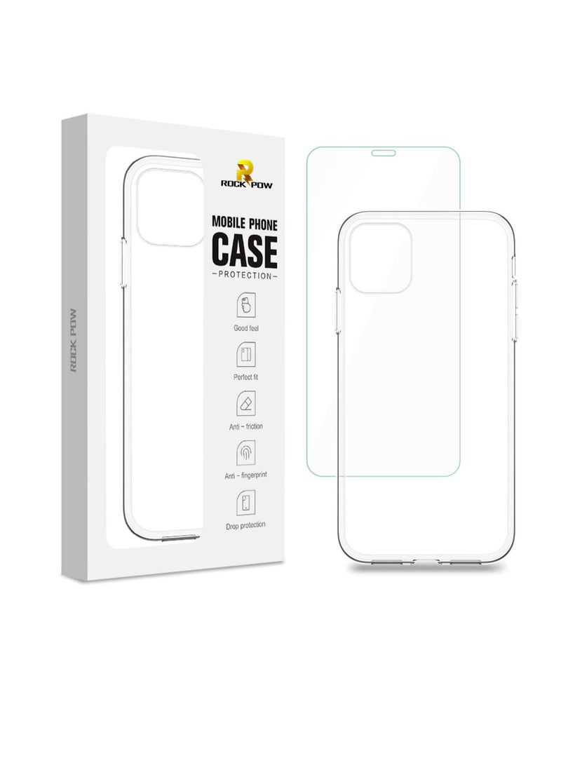 Rock Pow Shockproof Scratch Resistant Case Cover With Screen Protector for Apple iPhone 11 - Image 1