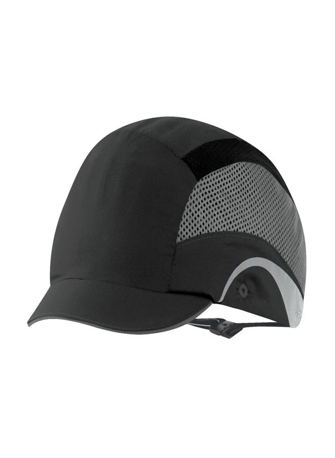 JSP HardCap AeroLite Micro Brim Bump Cap - Black, Lightweight, Ventilated (AAG000-001-104) - Image 1