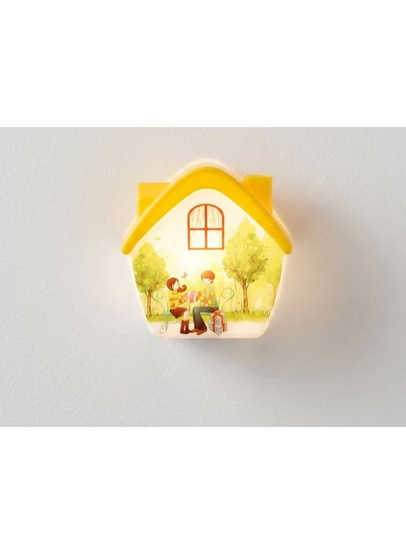 "Wanasa 'Happy Home' Illuminated Night Light - Perfect Decor for Bedrooms and Kids' Rooms, 1W White Light - Image 2