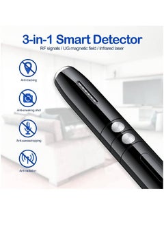 GENNEXT Hidden Camera Detector Anti Spy Detector Hidden Devices Spy Camera Bug RF Listening Device Car GPS Tracker Detector 5 Levels Sensitivity Use For Home Office Travel Car  - Image 3