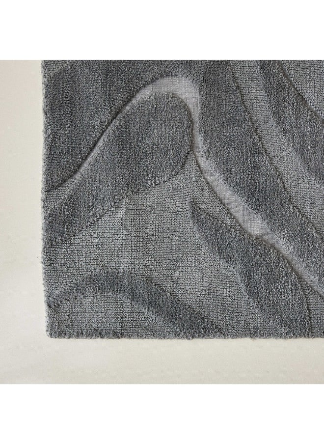 Home Box - Milton Waves Knitted Microfibre Rug 80 X 230 Cm - Image 1
