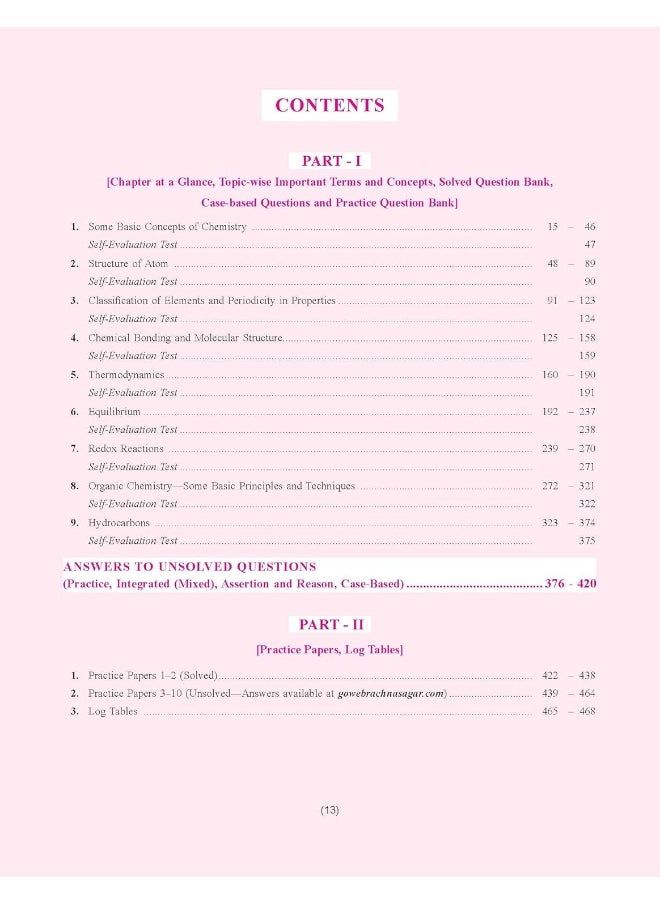Together with CBSE Question Bank Class 11 Chemistry for 2025 Exam (Chapterwise & Topicwise)