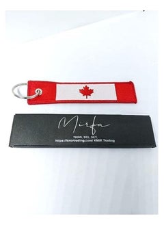 Canada Flag Keychain Tag with Key Ring, EDC for Motorcycles, Scooters, Cars and Gifts Flag Key Chain, 100 percent Embroidered - pzsku/Z00DF8BF3780B48502E41Z/45/_/1693937999/aec26c41-0ac2-452f-b879-4ced706b697d