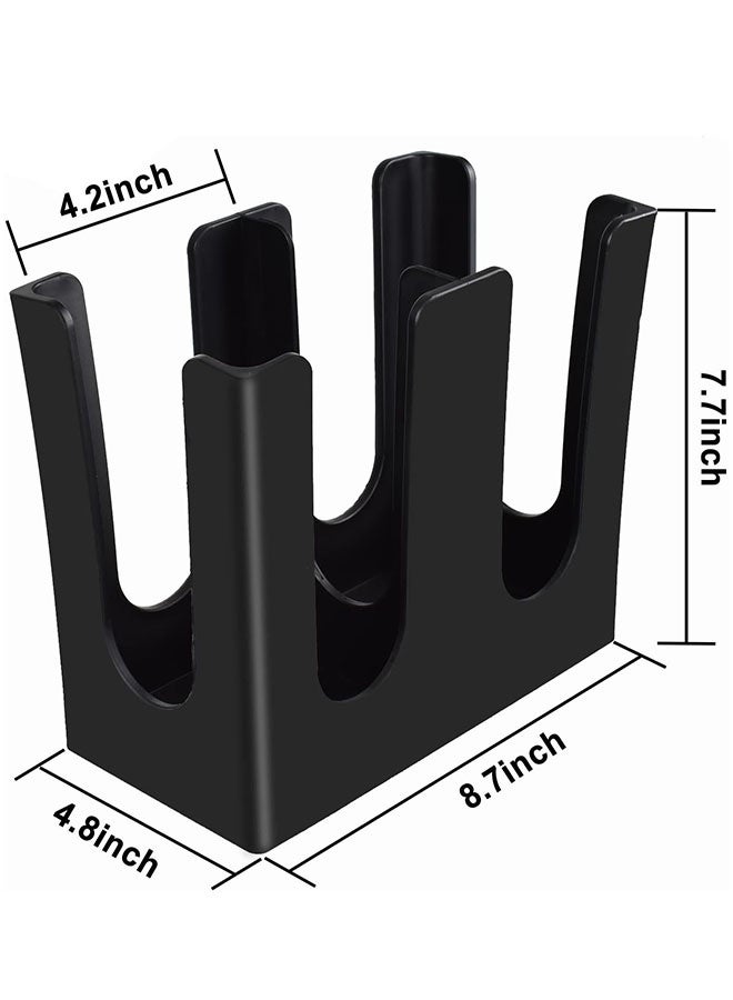 MLADEN حامل أكواب ورقية، موزع أكواب شاي وحليب، حامل أكواب وأغطية للاستخدام مرة واحدة، منظم، حامل أكواب ورقية للقهوة والشاي والمتاجر والمطاعم والمكتب ومنضدة المطبخ (شبكتان) - Image 2